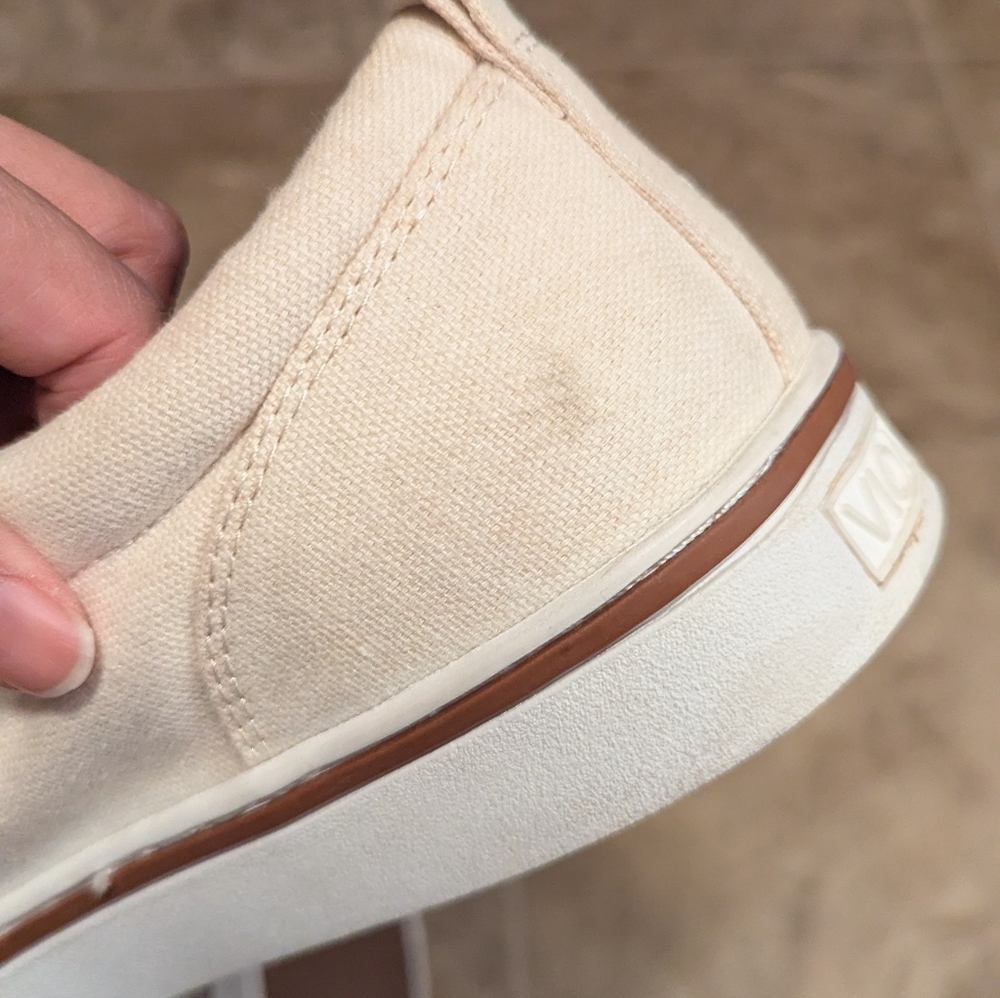 Vionic Men's Beige Sneakers with Brown Laces Size 10 - Picture 7 of 9